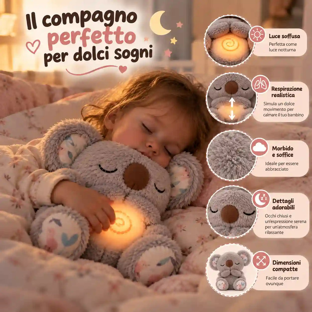 Milo Koala™ Il piccolo amico che resta accanto quando arriva la notte. 🌙