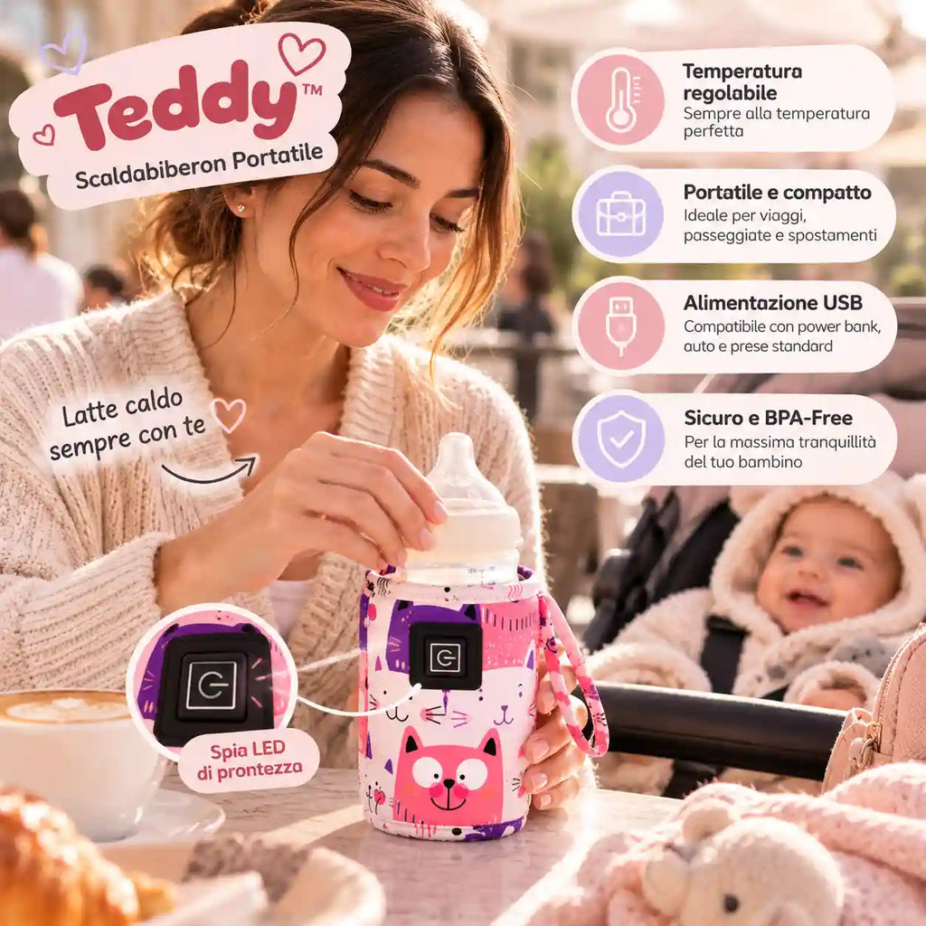 Teddy™ – Scaldabiberon Portatile